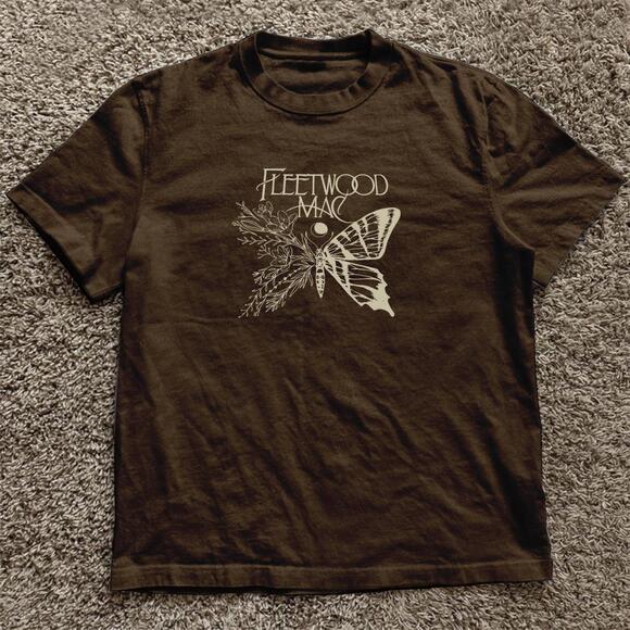 Other - Brown Fleetwood Mac Butterfly T Shirt